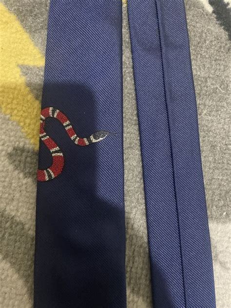 gucci snake tie clip|Gucci tie outlet.